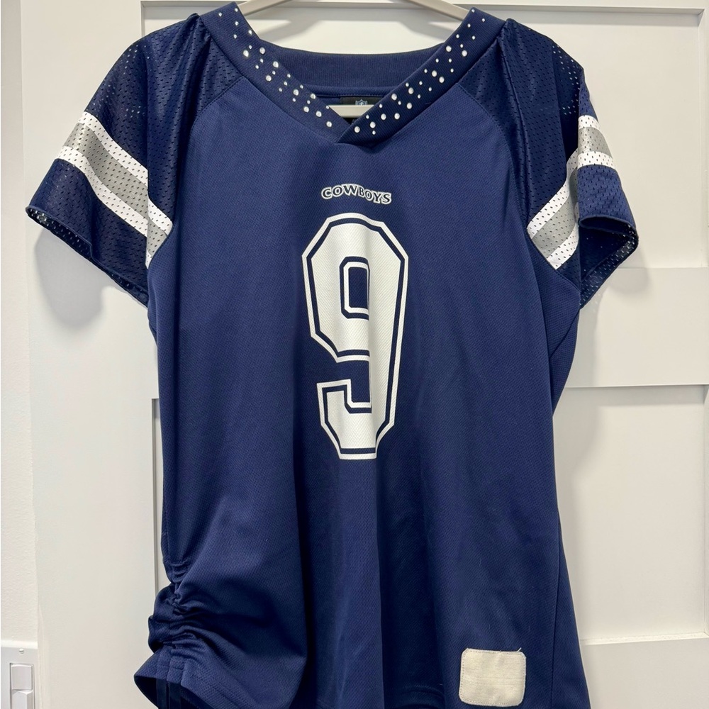 Navy Blue Cowboys Jersey with Number 9